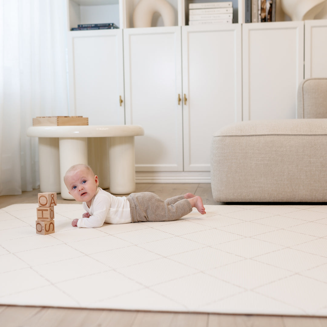 Atlas (store diamanter) skumgulv legetæppe i Stor størrelse – perfekt til baby og tumling