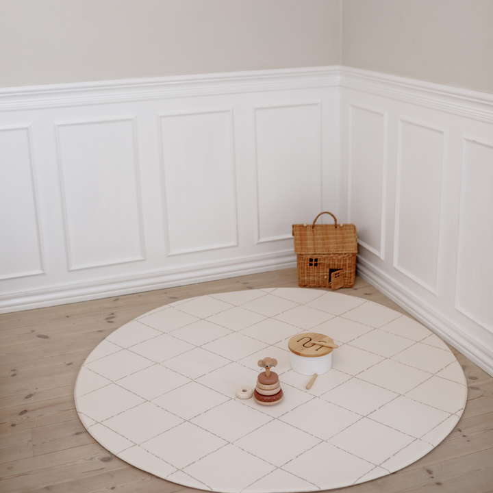 Atlas (store diamanter) legemåtte – blød og støttende skum til leg i stuen eller børneværelset