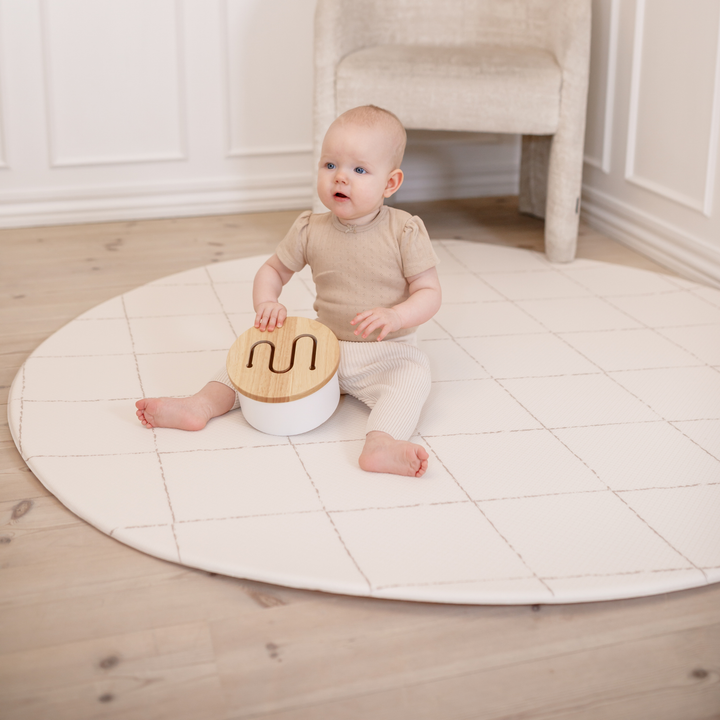 Atlas (store diamanter) legetæppe – vendbar skummåtte med moderne design og høj komfort