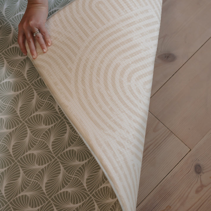 Thy (grøn) skumgulv legetæppe i Stor størrelse – perfekt til baby og tumling